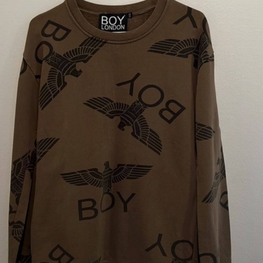 BOY London Kids' Graphic Brown Sweatshirt